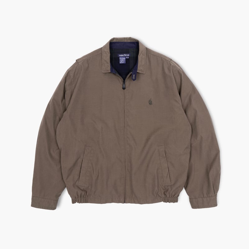 USED】1990s nautica : Microfiber Harrington Jac