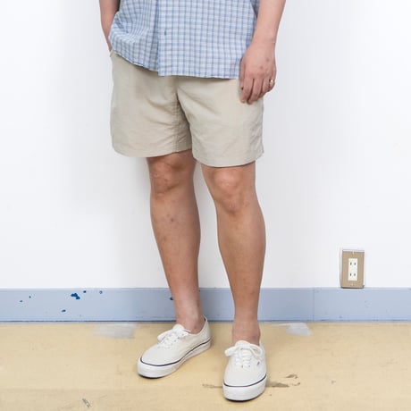 【USED】1990s Columbia Sportswear : GRT Nylon 1Tuck Field Short Pant : XL