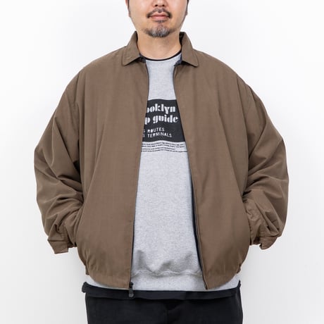 【USED】1990s nautica : Microfiber Harrington Jacket : XXL