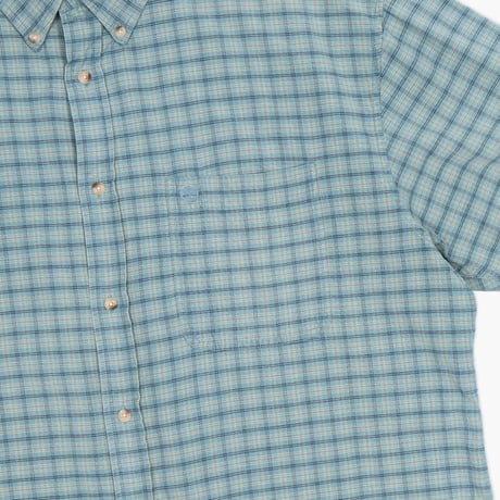 【USED】1990s Timberland : Plaid BD S/S Shirt : XL