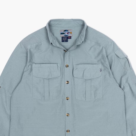 【USED】2000 Exofficio : Nylon Plaid Field BD Shirt : L