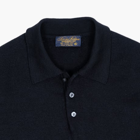 【USED】1990s Brooks Brothers : Merino Wool Polo Sweater : XL