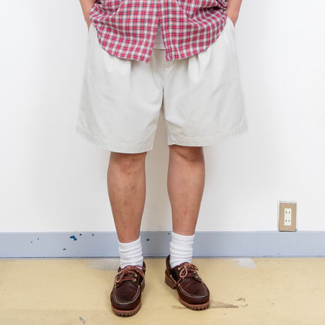 【USED】1990s-2000s Polo Ralph Lauren : "TYLER SHORT" Chino 2Tuck Short : w52