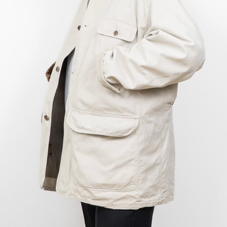 【USED】1990s Banana Republic : Cotton Duck Field Half Coat : XL