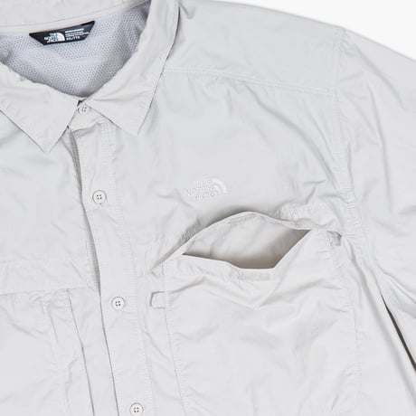 【USED】2020s THE NORTH FACE USA : Nylon Micro Ripstop Field S/S Shirt : XXL
