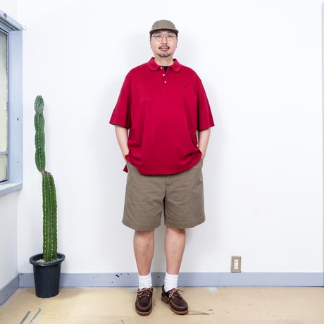 【USED】1990s-2000s Polo Ralph Lauren : "PHILIP SHORT" Plain Front Chino Short Pant : w40