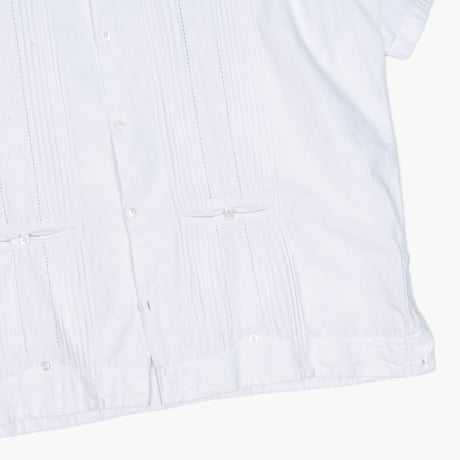 【USED】1990s Dzibilchaltun : Cotton Cuba S/S Shirt : 44 (fits like XL)