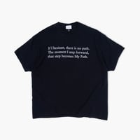 【NEW】BIG UNCLE STORE : "The Path" Crew T-Shirt : Black