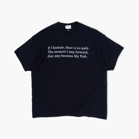 【NEW】BIG UNCLE STORE : "The Path" Crew T-Shirt : Black