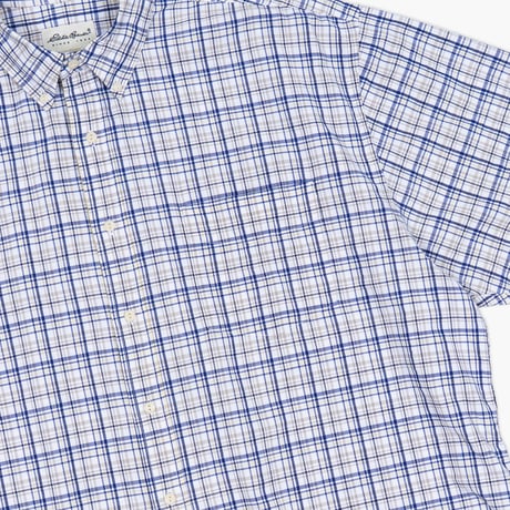 【USED】1990s-2000s Eddie Bauer : Plaid BD S/S Shirt : XXL