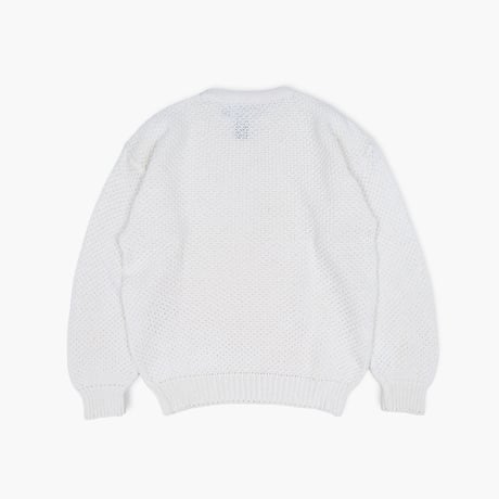 【USED】1990s Eddie Bauer : Cotton Crew Sweater (Made in USA) : L