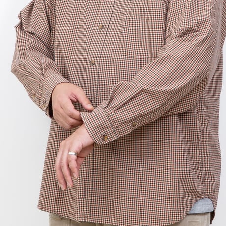 【USED】2000s Eddie Bauer : Broad Plaid BD Shirt : XXL