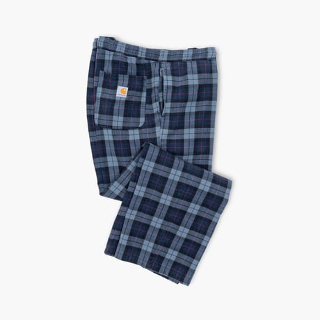 【USED】2010s carhartt USA : Flannel Plaid Easy Pant : XL