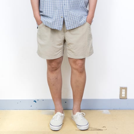 【USED】1990s Columbia Sportswear : GRT Nylon 1Tuck Field Short Pant : XL