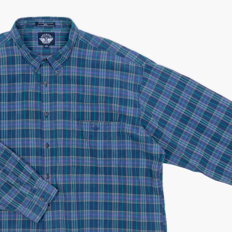 【USED】1990s DOCKERS : Plaid BD Shirt : XXL