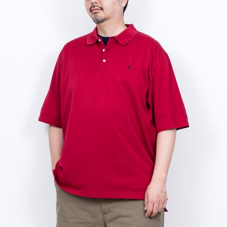 【USED】1990s POLO GOLF : Pima Cotton Pique Polo S/S Shirt : XXL