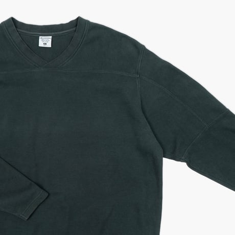 【USED】2000s Columbia Sportswear : Cotton Rib Jersey V-Neck Top : XL