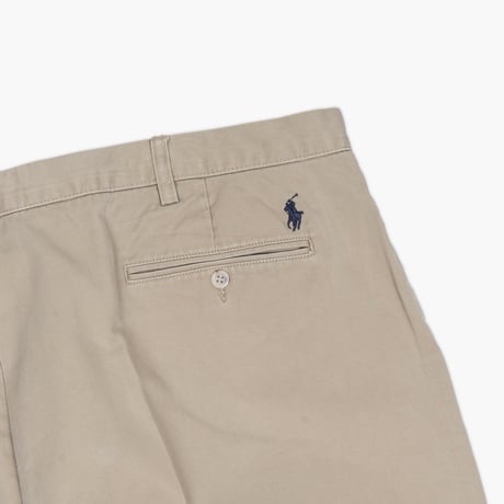 【USED】1990s-2000s Polo Ralph Lauren : "PRESTON PANT" Chino Plain Front Trouser : w46B
