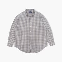 【USED】1990s nautica : Broad Plaid BD Shirt : XL