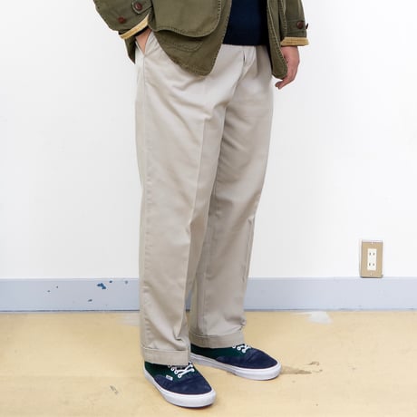 【USED】2000s Brooks Brothers : “ELLIOT” Chino 2Tuck Trouser : W40