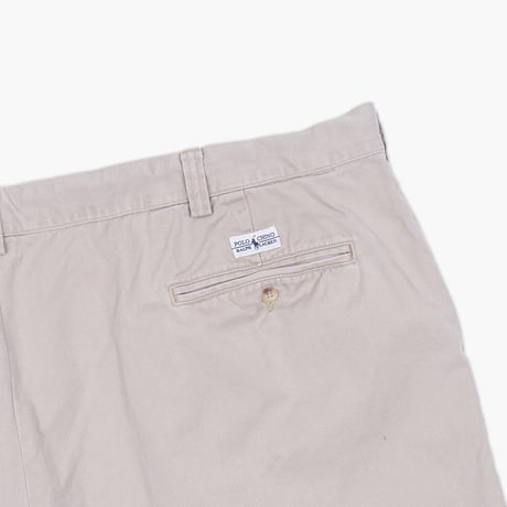 【USED】1990s-2000s Polo Ralph Lauren : "PHILIP SHORT" Plain Front Chino Short Pant : w50