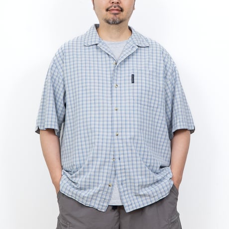 【USED】1990s Columbia Sportswear : Broad Plaid Regular S/S Shirt : XL