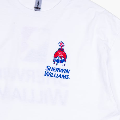 【USED】2010s GILDAN : "SHERWIN WILLIAMS" Crew T-Shirt : XL