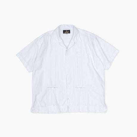 【USED】1990s Dzibilchaltun : Cotton Cuba S/S Shirt : 44 (fits like XL)
