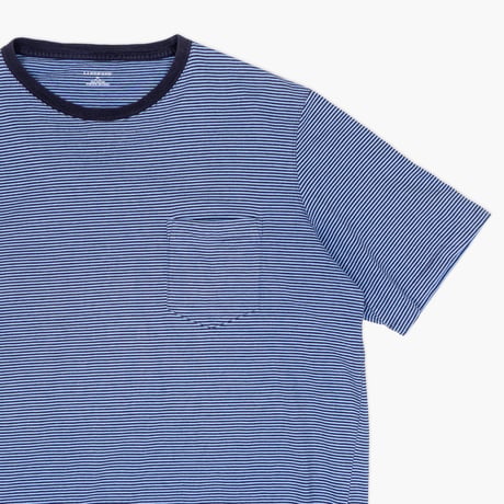 【USED】2000s LANDS' END : Border Crew T-Shirt with Pocket : XL