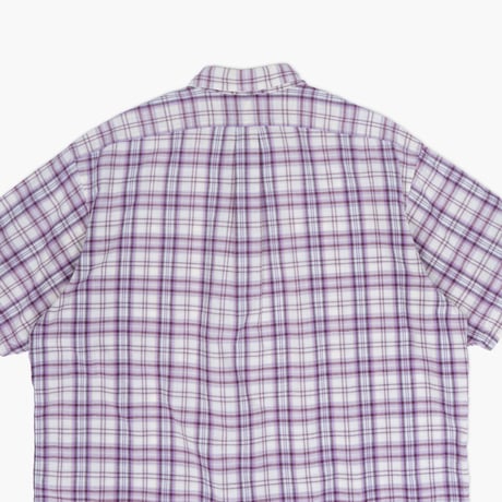 【USED】1990s-2000s Ralph Lauren : "BLAKE" Madras Plaid BD S/S Shirt : XXL