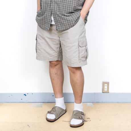 【USED】2000s carhartt USA : B143 Lightweight Duck Cargo Short Pant : w42