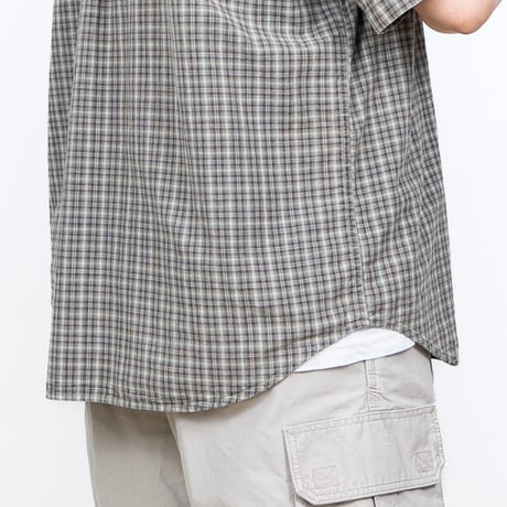 【USED】2000s Guide Series : Madras Plaid BD S/S Shirt : XXL