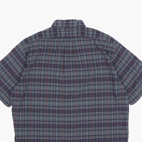 【USED】1990s-2000s Ralph Lauren : "BLAKE" Madras Plaid BD S/S Shirt : XL