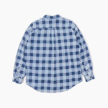 【USED】1990s J.Crew : Flannel Plaid Regular Shirt : XL