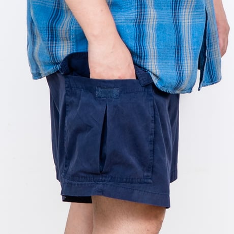 【USED】2000s KINGSIZE : Cotton Poplin Cargo Easy Short Pant : XXL