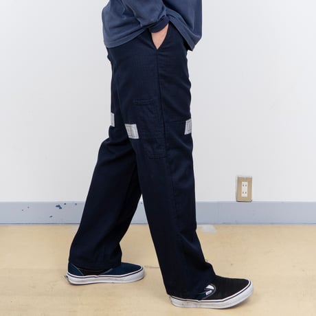【USED】2010s MADA : Drill Twill Grid Pattern Work Trouser : 106 (fits like W38)