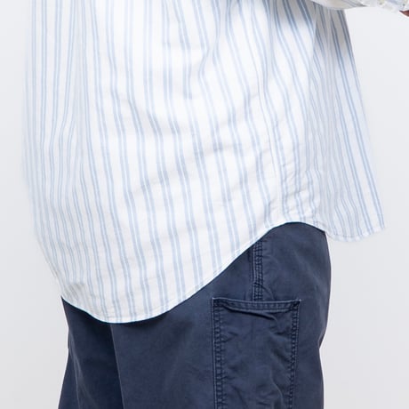 【USED】1990s-2000s Ralph Lauren : "BLAKE" Oxford Stripe BD Shirt : XXL