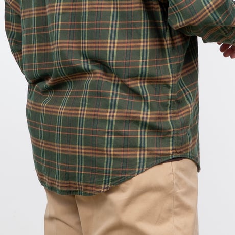 【USED】1990s-2000s Ralph Lauren : "BLAKE" Flannel Plaid BD Shirt : XL