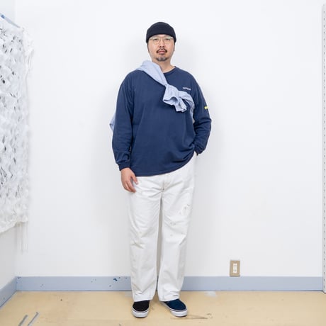 【USED】1990s TOYOTA NORTH AMERICA : Crew Neck L/S T-Shirt with Pocket (Made in Canada) : XXL