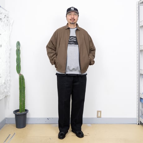 【USED】1990s nautica : Microfiber Harrington Jacket : XXL