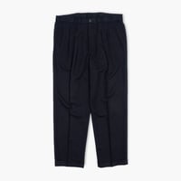 【USED】1990s PERRY ELLIS : Poly Twill 2Tuck Trouser : W38