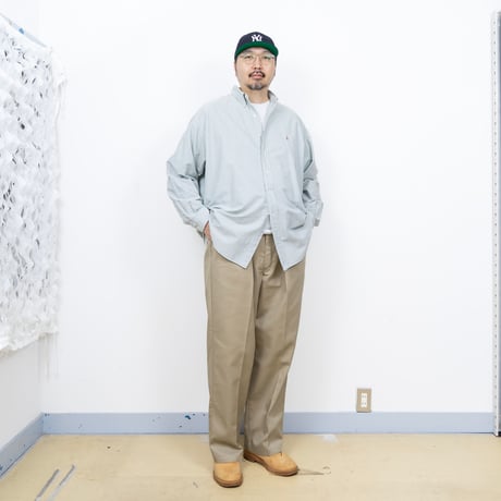 【USED】1990s Dickies USA : Twill Plain Front Work Trouser (Made in USA) : w52