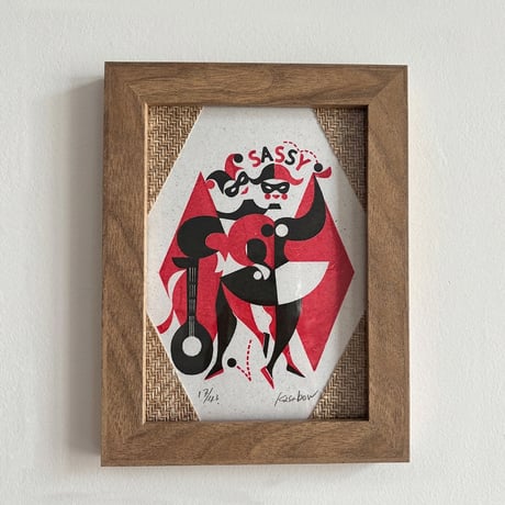 版画作品＿『SASSY』
