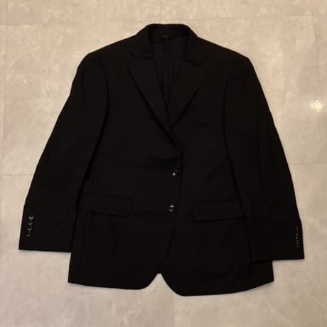S59.5｜D'URBAN( ダーバン) 2Bブラックシャドーストライプスーツ(BB4)