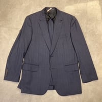 L167｜Paul Smith×Zegna 2Bネイビーグレーストライプスーツ(L2) 定価101,000円 ポールスミス