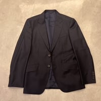 S46｜Paul Smith Collection×Zegna 2Bネイビーストライプスーツ(S) 定価135,000円 ポールスミス