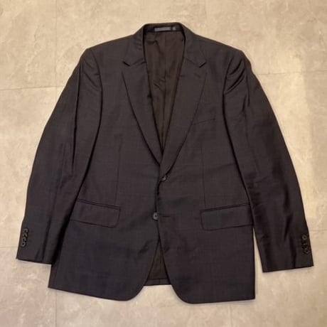 L172｜Paul Smith×DORMEUIL 2Bダークネイビーチェックスーツ(L2) 定価163,000円 ポールスミス