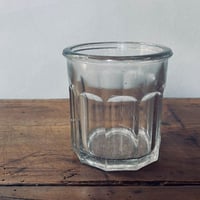 ガラス製ジャム瓶　フランスアンティーク　Lサイズ