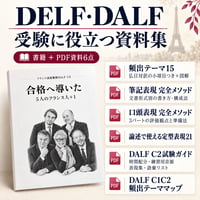 【20冊限定特別価格】書籍『合格に導いた5人のフランス人＋１』＋DELF・DALF 受験対策資料セット