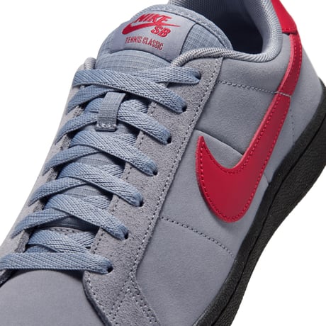 NIKE SB ZOOM TENNIS CLASSIC "STEALTH GYM RED"